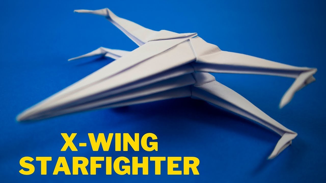 Come fare un Aeroplano Di Carta | Origami Star Wars X-wing Starfighter