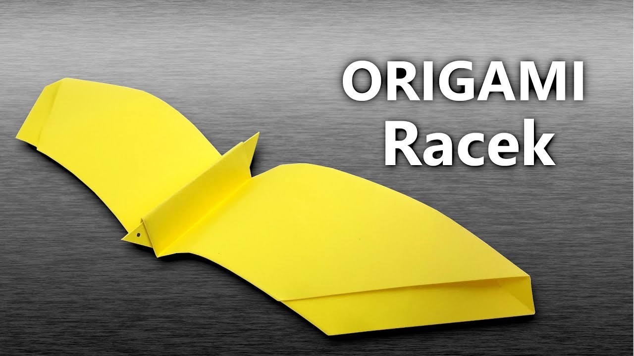 Origami Racek - jak vyrobit racka z papíru