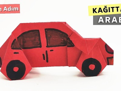 KAĞITTAN ARABA YAPMA, Kolay ve Adım Adım Origami Araba Nasıl Yapılır