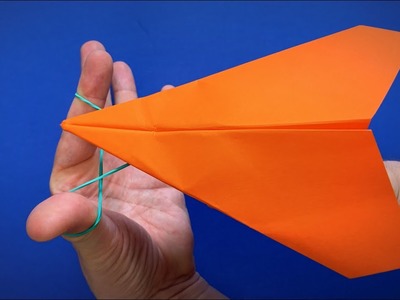 How to Make a Paper Plane that Shoots a Slingshot and Flies Far | Origami Airplane Easy Origami ART