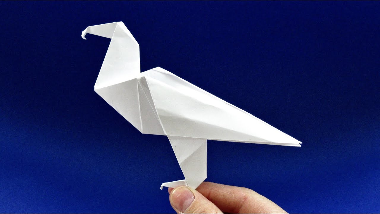 Как сделать орла из бумаги ???? Оригами орёл