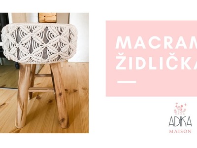 Macramé Židlička II. DIY
