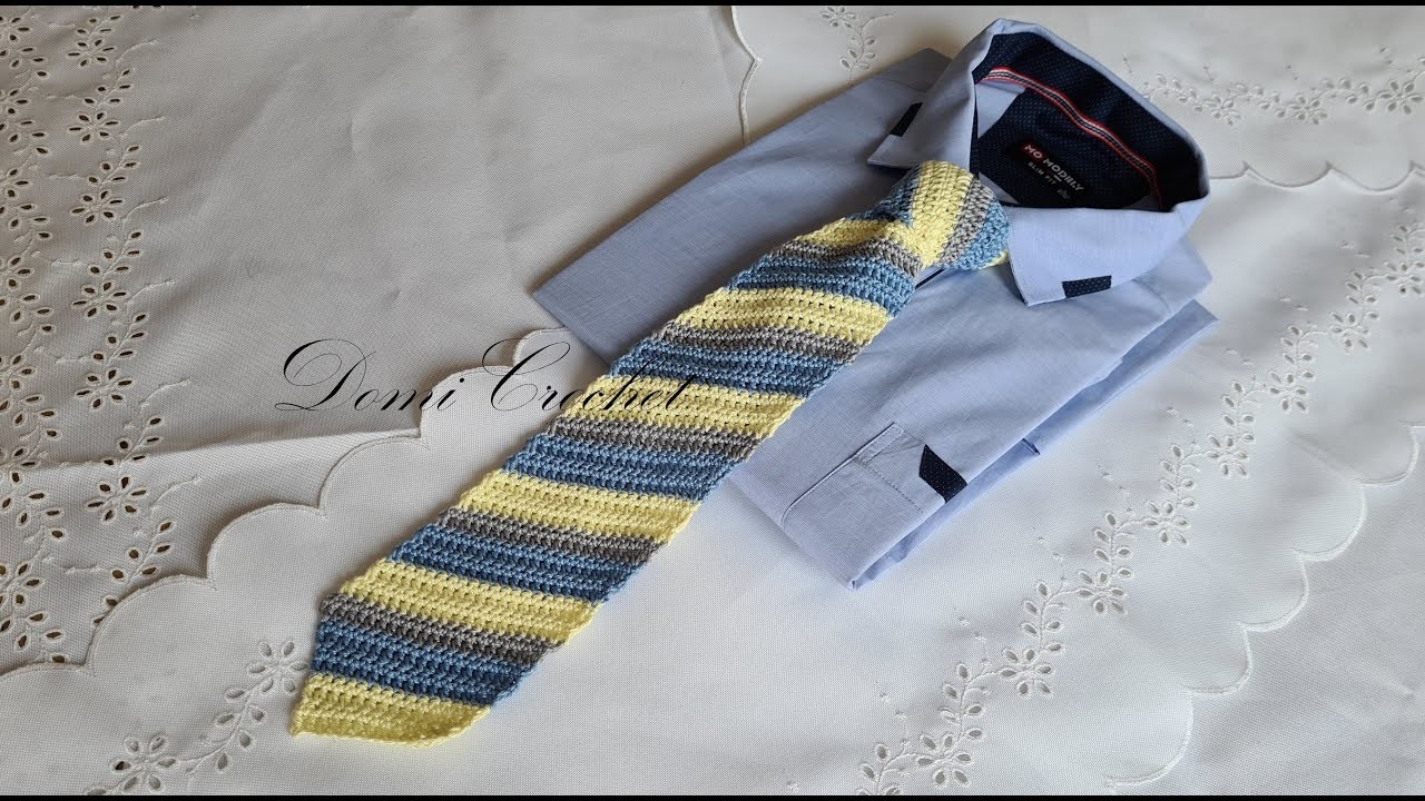Háčkovaná kravata - NÁVOD