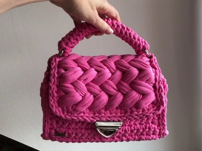 Elegantní háčkovaná kabelka Soňa. Elegant crochet handbag Soňa