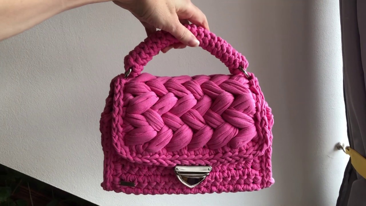 Elegantní háčkovaná kabelka Soňa. Elegant crochet handbag Soňa
