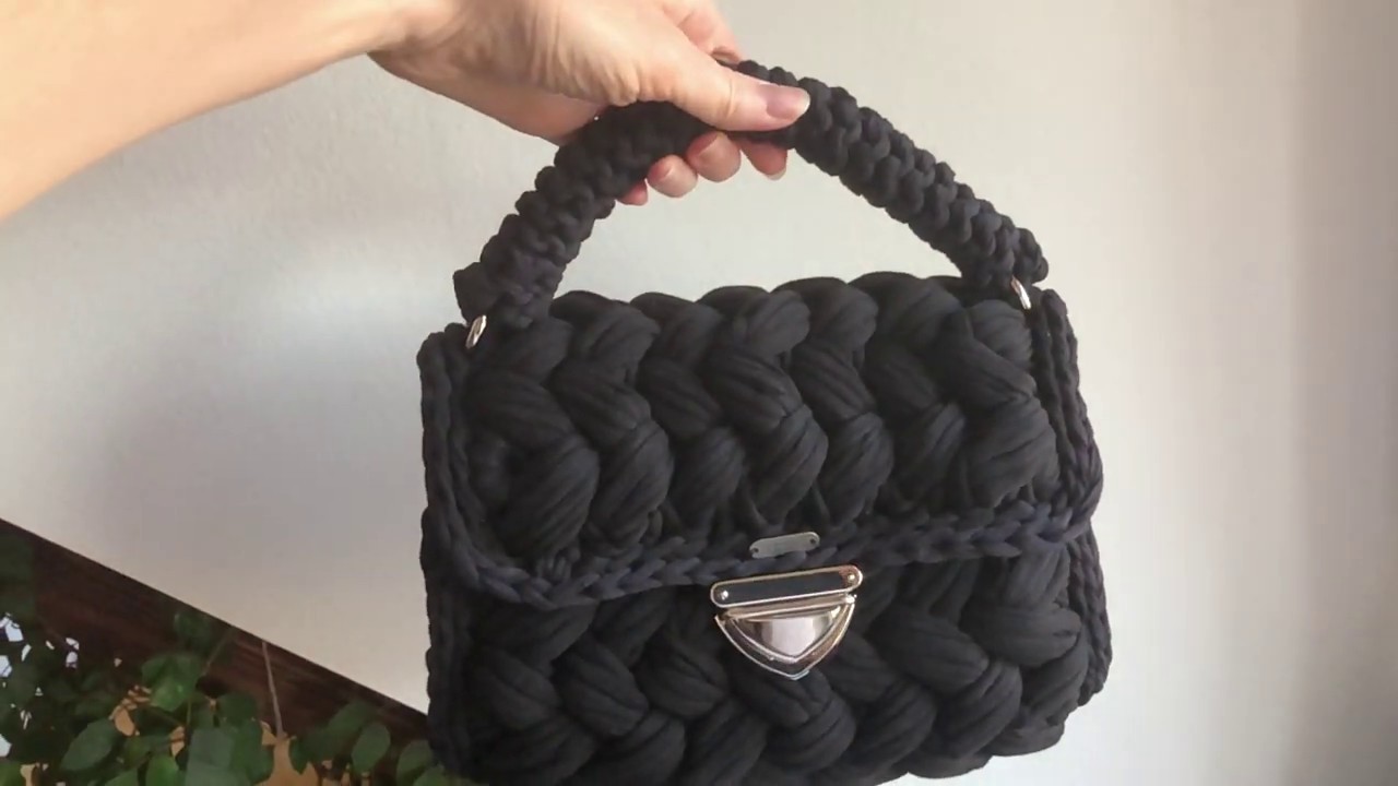 Nadčasová háčkovaná kabelka Sofie. Crochet handbag Sofie