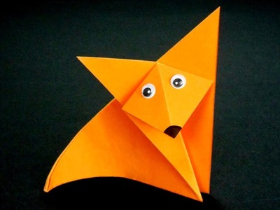 Как сделать Лису из бумаги своими руками | Оригами Животные без клея