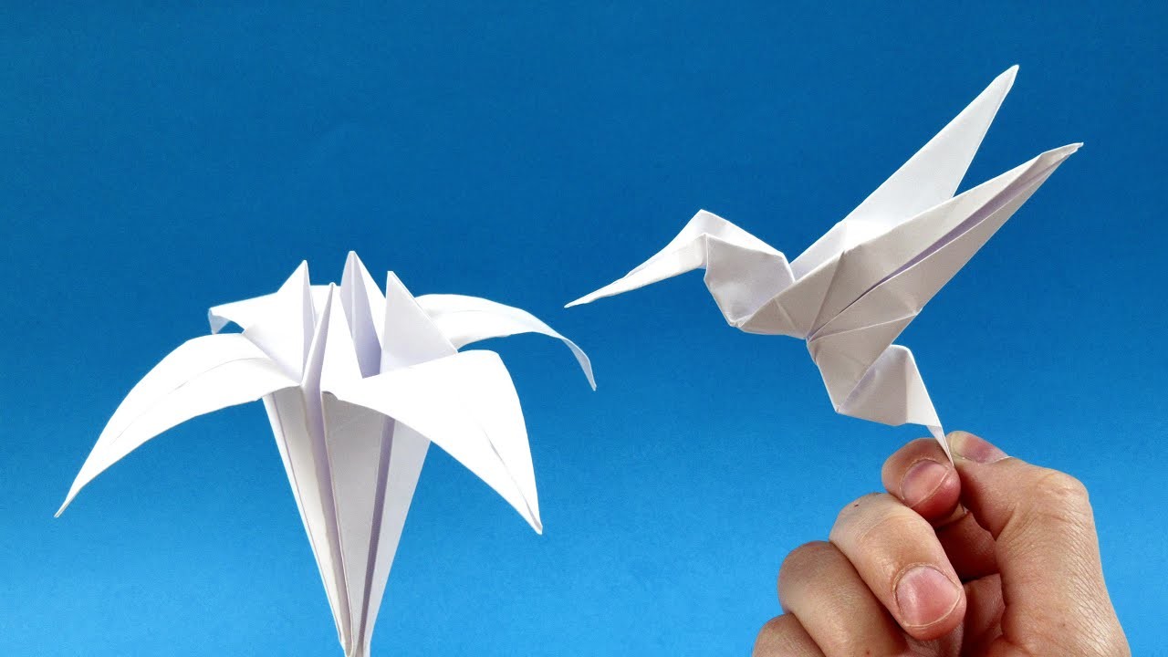 How to make Origami Hummingbird