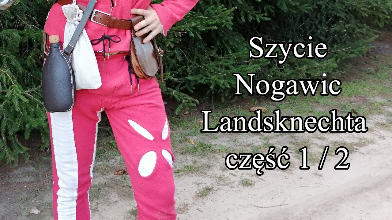 Jak uszyć spodnio-nogawice (landsknecht.warhammer.renesans) cz. 1.2