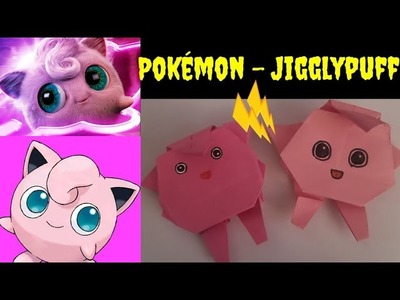 Udělejte si vlastní origami Jigglypuff - Pokémon z papíru.   Pokémon.Jigglypuff - Pokémon