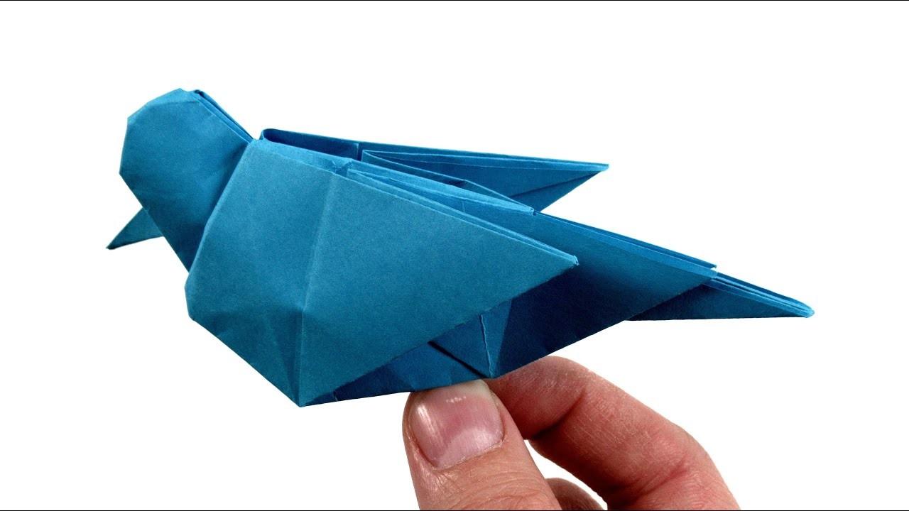 How to make a origami bird easy step by step
