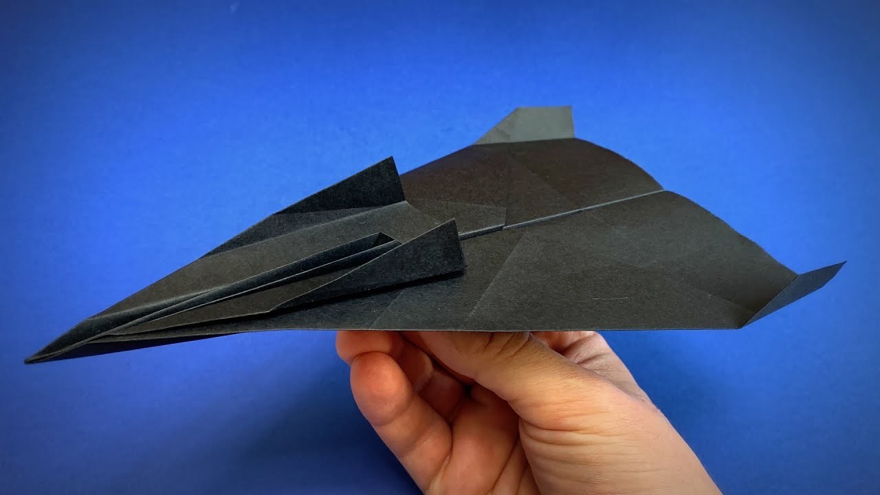 How to Make a Paper Airplane Fighter That Fly Far | Origami Airplane | Easy Origami ART