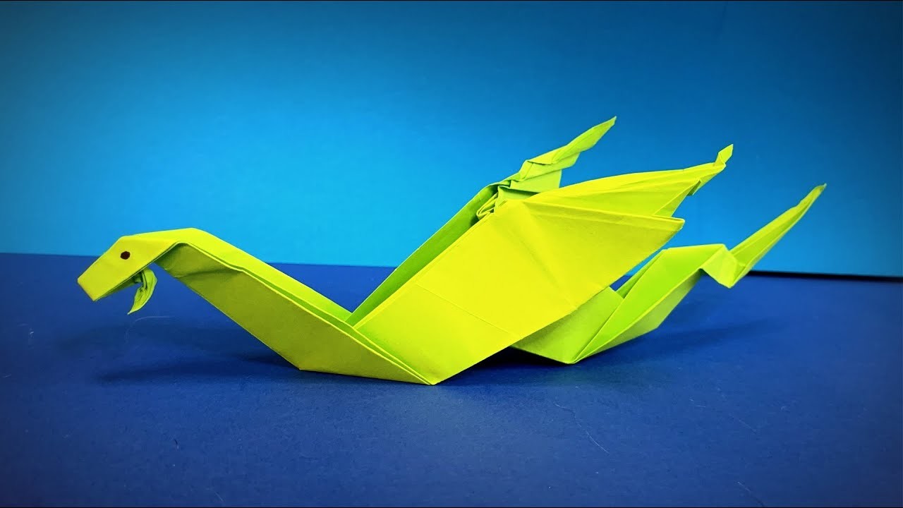 How to Make a Paper Sea Dragon Leviathan | Origami Sea Dragon | Easy Origami ART