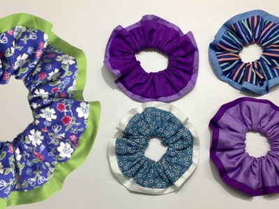 ⭐️ How to sew new style Scrunchies.Anyone can do it