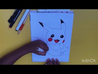 Tuto dessin facile Pikachu