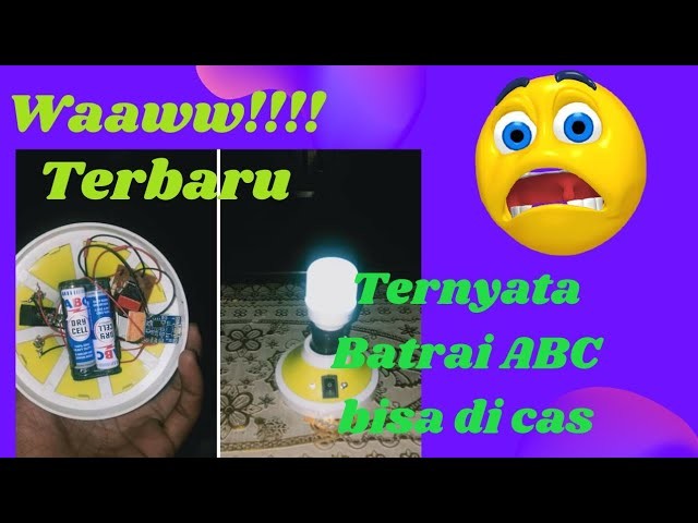 Lampu emergency joulethief dengan batrai