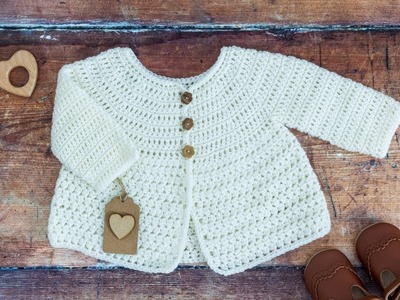 Crochet Baby Cardigan Pattern (Part TWO of this Sweet Design)
