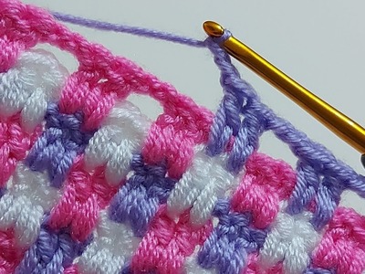 Super Easy crochet baby blanket pattern for beginners. Trends Crochet Blanket Knitting Pattern