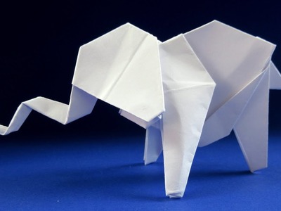 Как сделать слона из бумаги ???? оригами слон