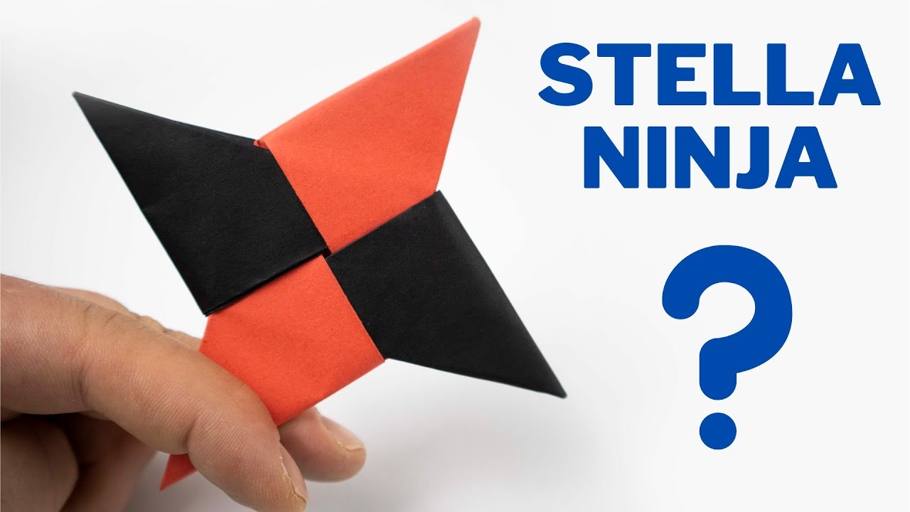 Stella Ninja de Origami | Shuriken Origami (Fácil)  ????