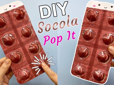 Cách làm Pop It SOCOLA | DIY Socola POP IT | How to make paper Socola Pop It | Liam Channel
