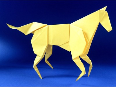 Как сделать лошадь из бумаги ???? Оригами лошадь