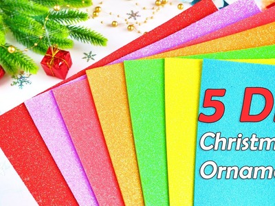 ❄ 5 DIY Christmas Ornaments ???? Лучшие идеи к Рождеству и Новому Году