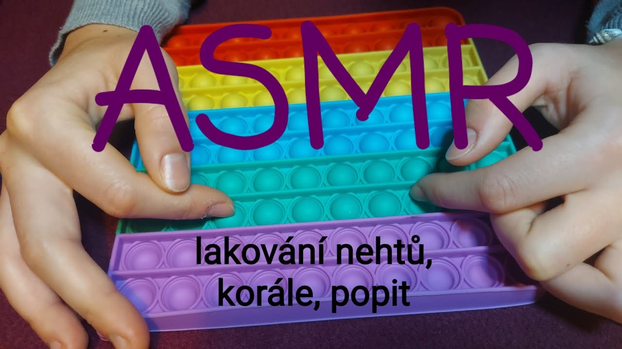 ASMR CZ- korále, popit (počítání, barvy) ????????????????⚪⚫????????