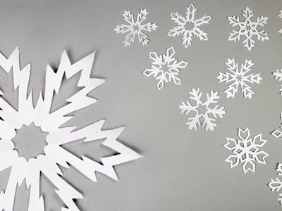 Papírové vločky | Vánoce 2021 | Paper Snowflakes | Christmas 2021