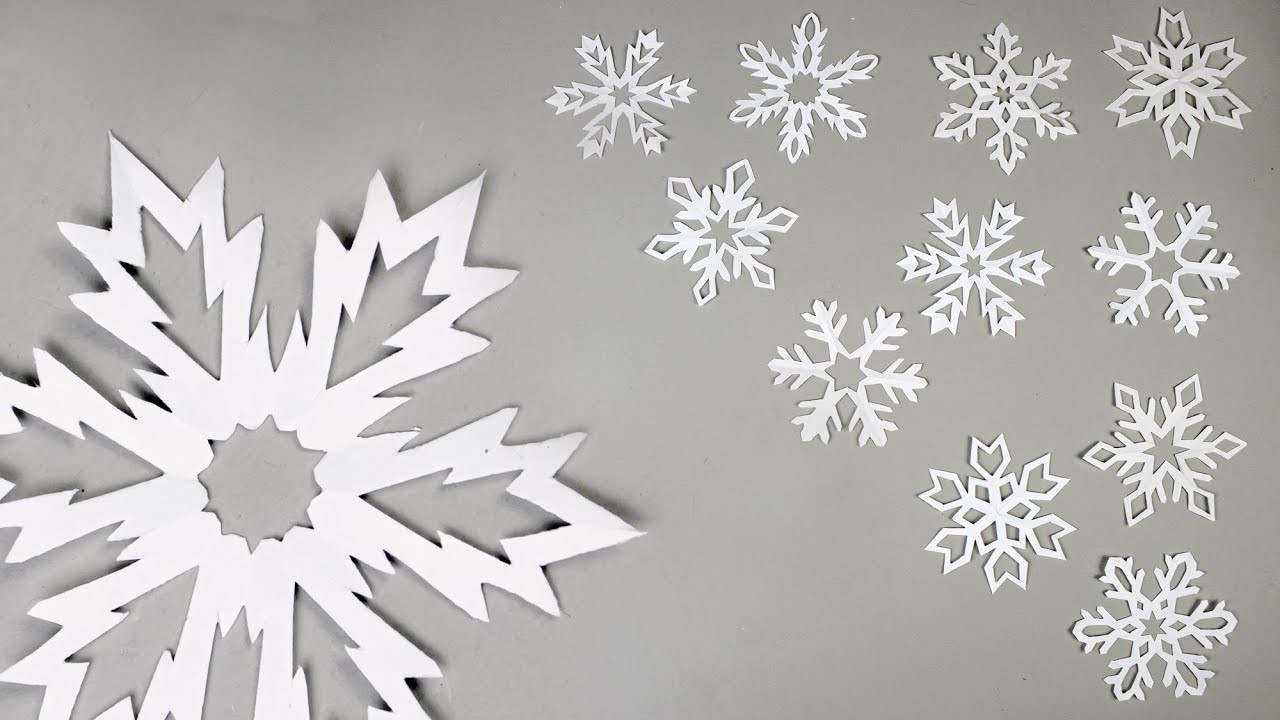 Papírové vločky | Vánoce 2021 | Paper Snowflakes | Christmas 2021
