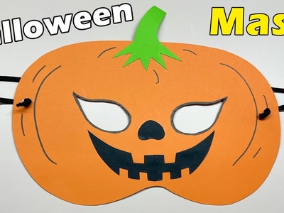 Cách làm Mặt Nạ Halloween Bí Ngô | DIY Halloween Pumpkin Mask | Liam Channel