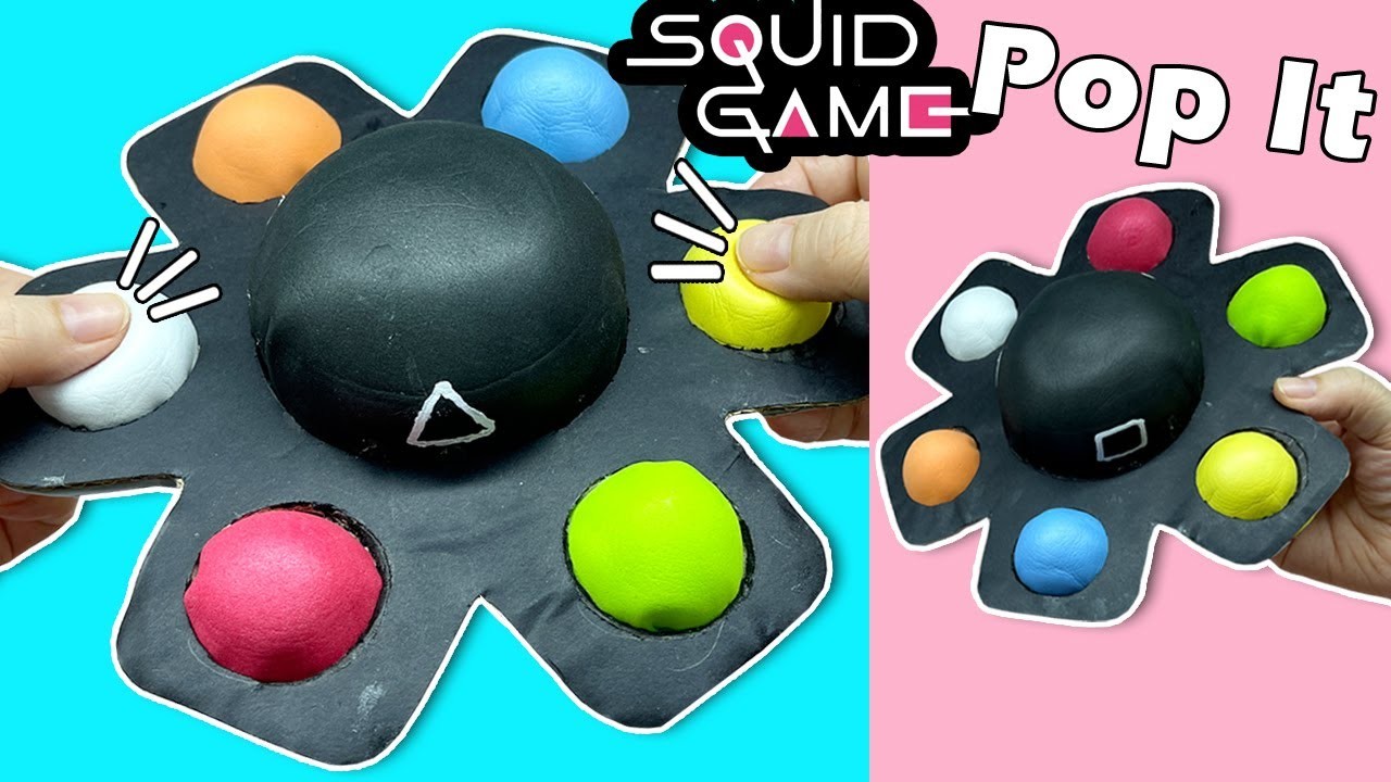 Cách làm Pop It Bạch Tuộc Squid Game Siêu ngầu | How To Make Pop It | Liam Channel