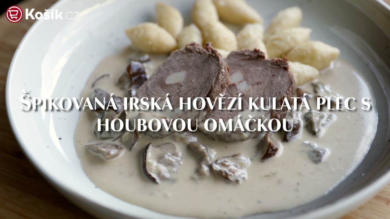 AUTHENTIC ŠPIKOVANÁ PLEC S HOUBOVOU OMÁČKOU