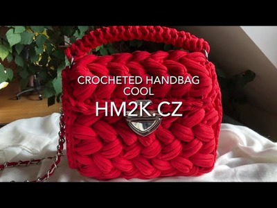 Nadčasová háčkovaná kabelka Cool. Crochet handbag Cool