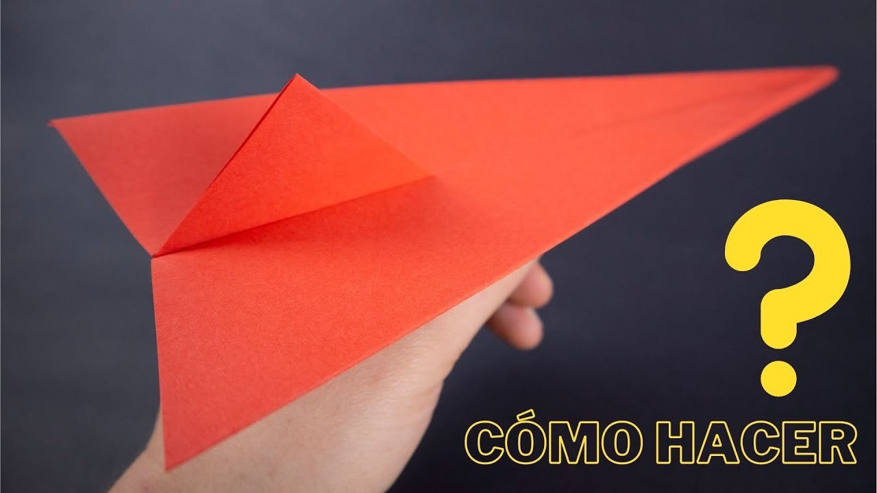 Como Hacer un Avión de Papel | Mejor Avión de Papel | 4K (fácil) ????