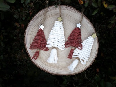 Drhané stromečky - vánoční dekorace - návod