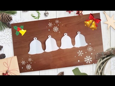 DIY vánoční dekorace????.vánoční zvoneček ???? z papíru