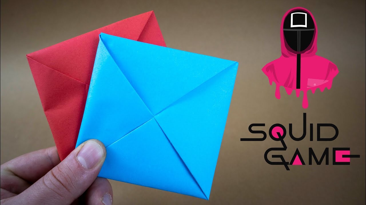 How to Make Ddakji | Squid Game Flip Card Tutorial
