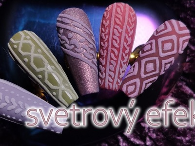 Svetrový efekt | svetr gellakem + vychytávky || #NailArtAlexandra ????