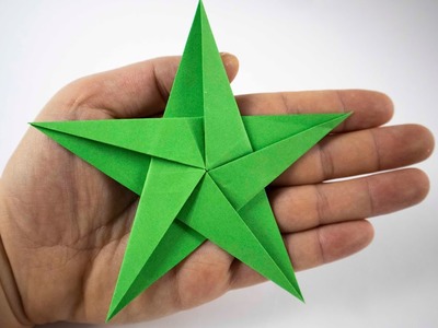 Estrella de origami | Cómo hacer una estrella de Navidad ( origami fácil )
