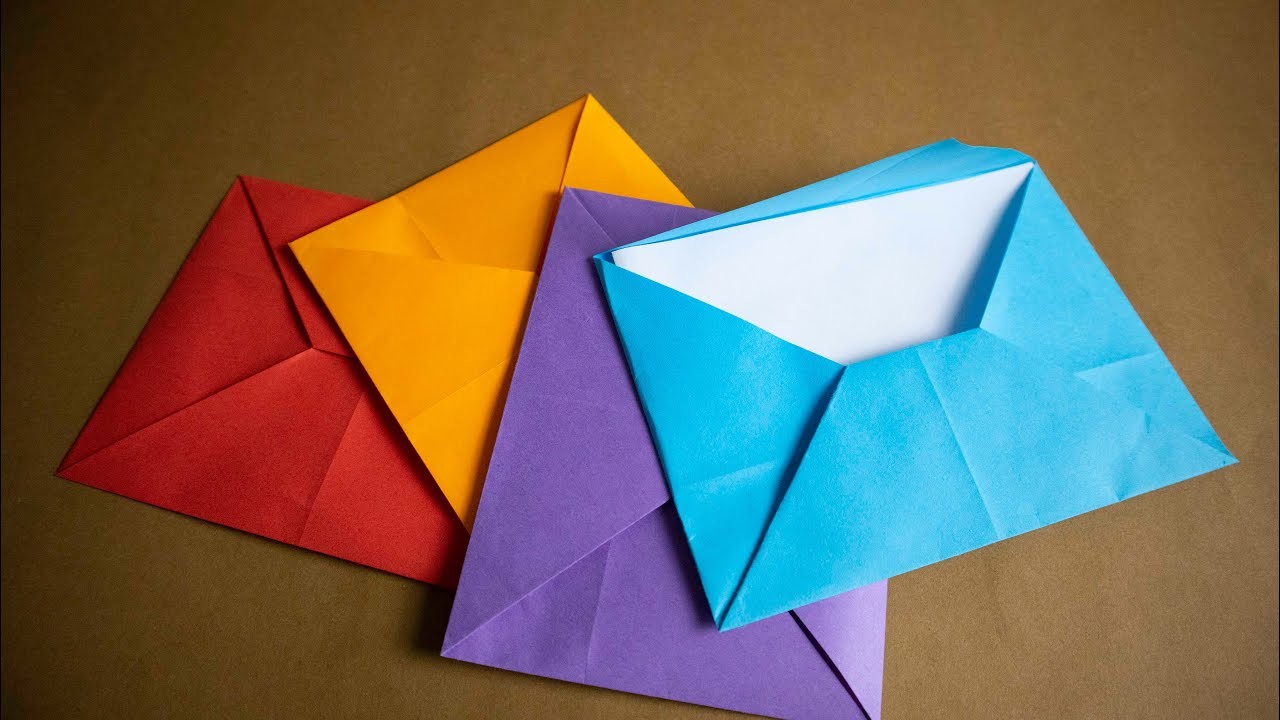 Papir Konvolutt | Hvordan lage origami-konvolutt ? (lett)