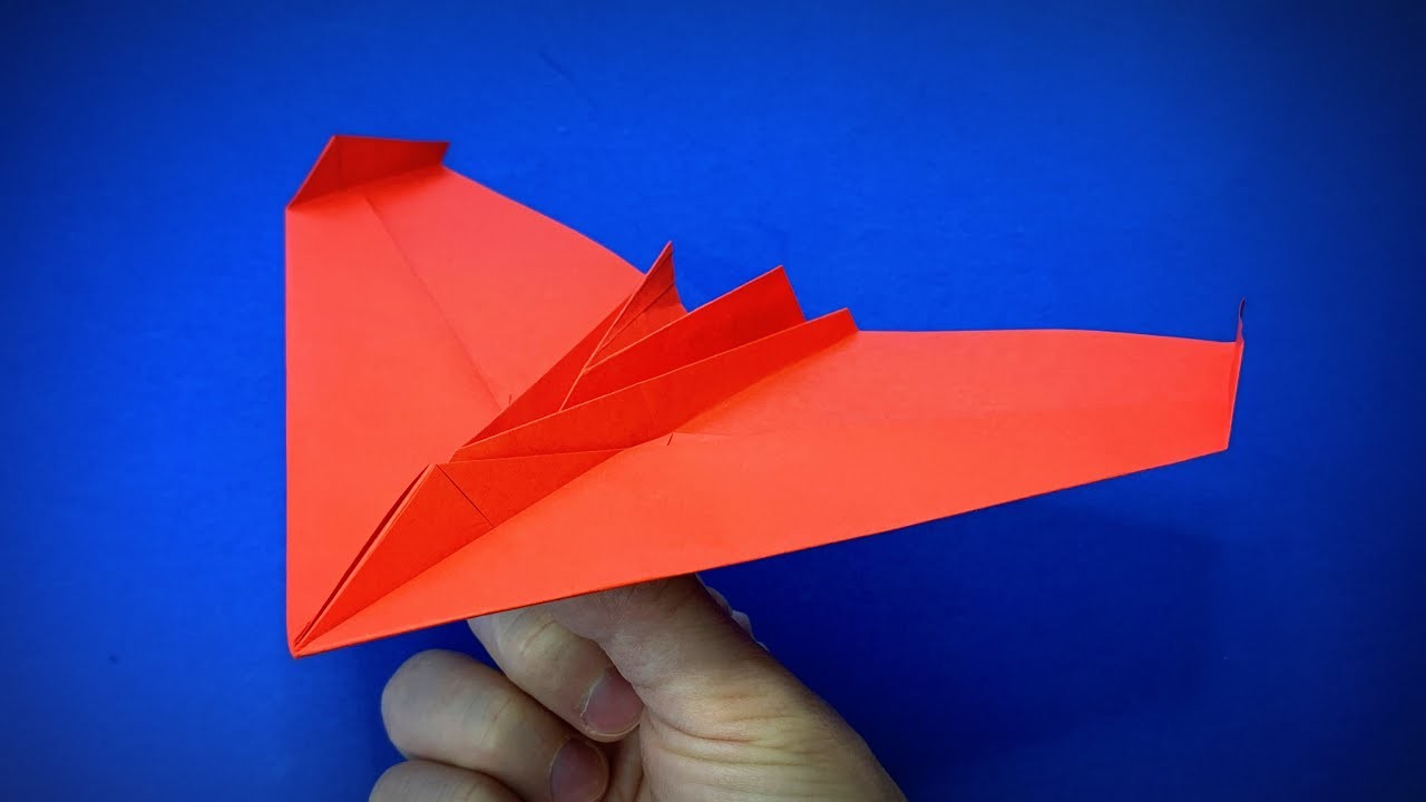 How to Make a Paper Airplane that flies straight and far | Best Origami Airplane | Easy Origami ART