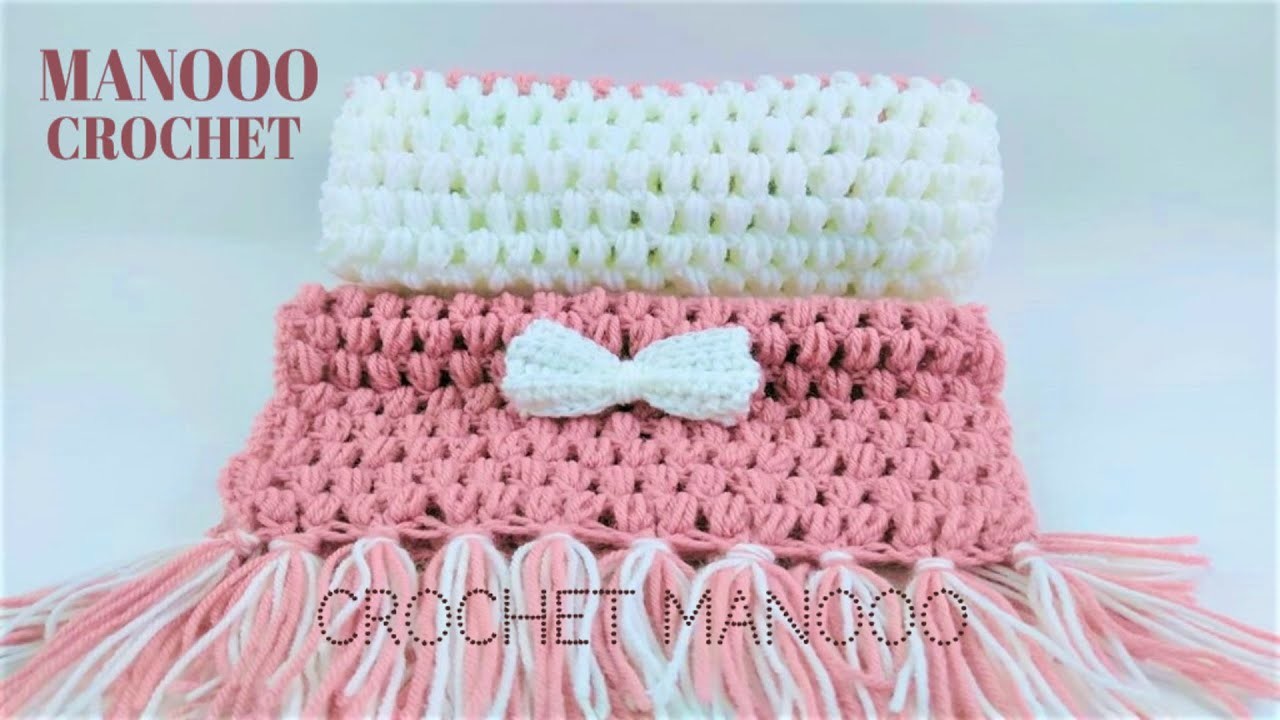 كوفية كروشيه كوفية كروشيه سهلة وأنيقه  | How to crochet easy crocheted scarf