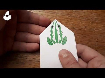 Žabihop - jednoduchá origami skákající žabka