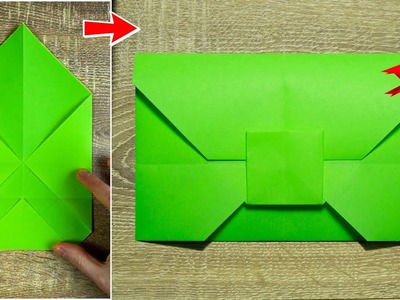 Beautiful paper envelope. Origami tutorial