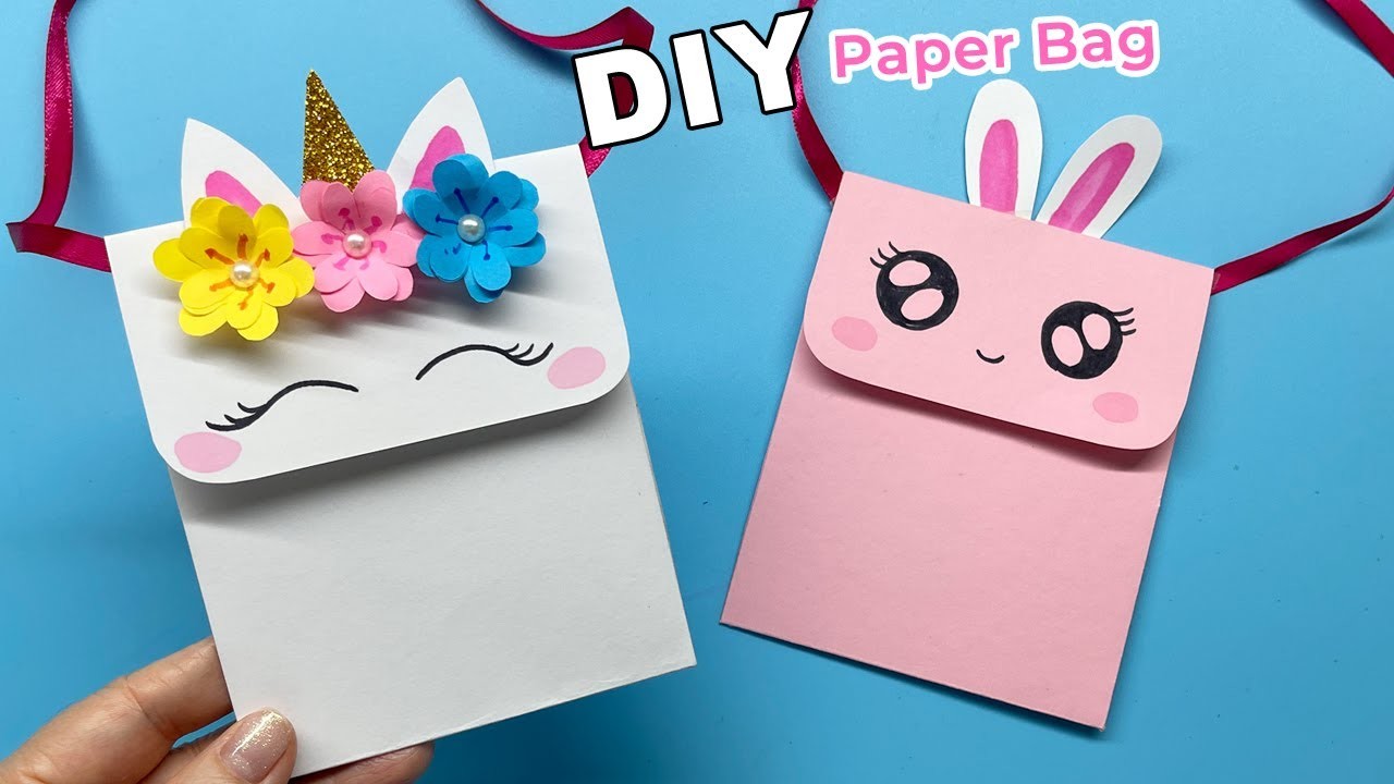 Làm túi đựng tiền Lì Xì bằng giấy | Cách làm túi bằng giấy Cute | | DIY paper bag | Liam Channel