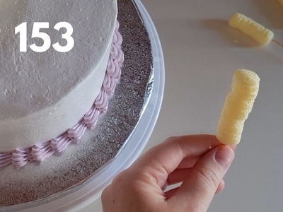 У тебя есть кукурузные палочки? Украшение Торта Цветами из крема. Идея украшения торта БЗК #153