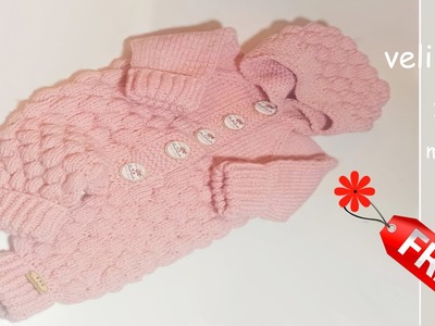 Pletený dětský overal. Knitting Baby Overalls Free Pattern