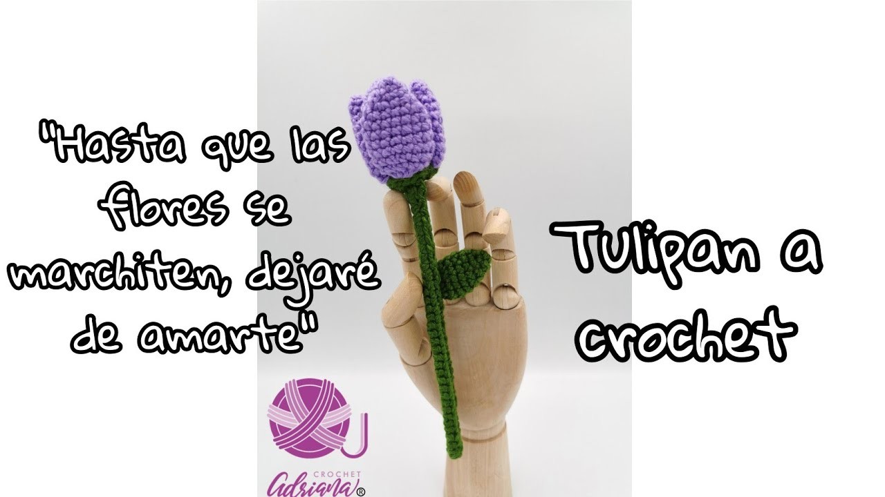 Tulipán Crochet. Crochet Adriana