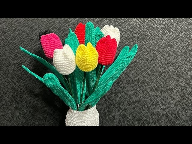 Tuto Tulipes au crochet